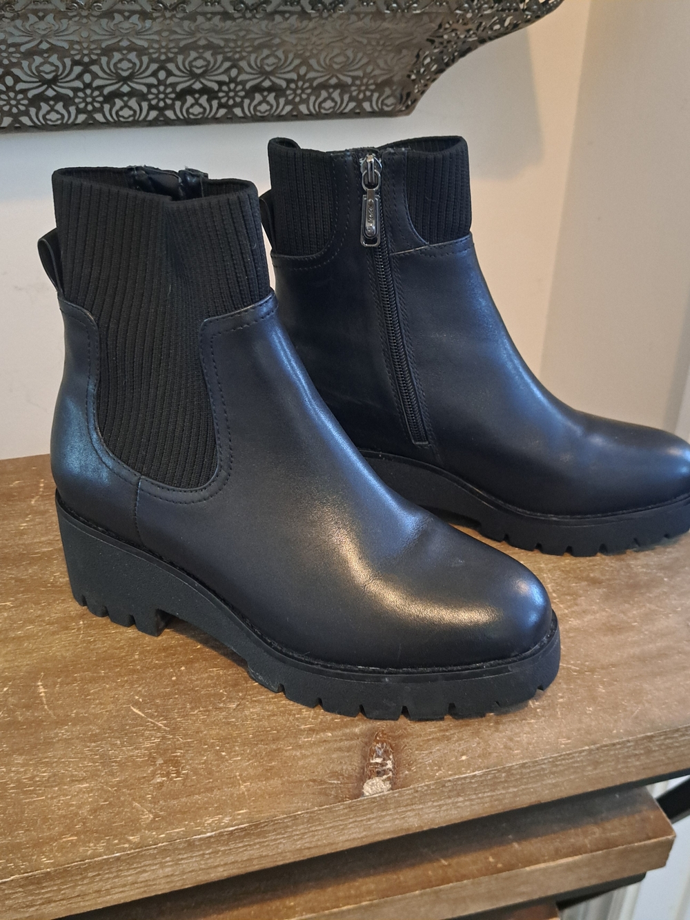 Black BONDO Delta Waterproof Chelsea Boots